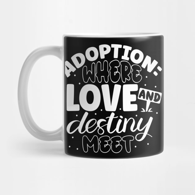 Where love meets destiny - Adoption announcement by Modern Medieval Design